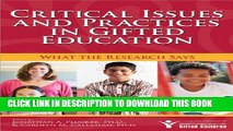 [PDF] Critical Issues and Practices in Gifted Education: What the Research Says Popular Online