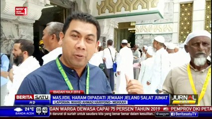 Shalat Jumat di Masjidil Haram Butuh Perjuangan