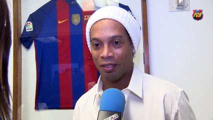Ronaldinho, Villa, and Stoichkov, Barça ambassadors in New York