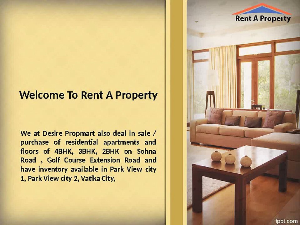 3BHK on Rent in Unitech Fresco Sector 50 Gurgaon