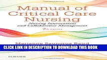[PDF] Manual of Critical Care Nursing: Nursing Interventions and Collaborative Management, 7e Full