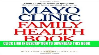 New Book Mayo Clinic Family Health Book, Third Edition