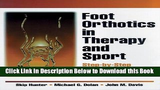 [Best] Foot Orthotics in Therapy and Sport Online Books