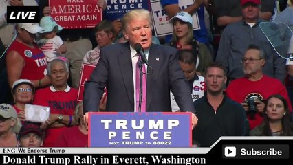 Donald Trump Rally in Everett, Washington FULL SPEECH HD [ AMAZING MUST WATCH ]_41
