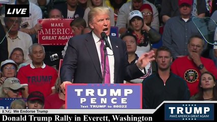 Donald Trump Rally in Everett, Washington FULL SPEECH HD [ AMAZING MUST WATCH ]_52