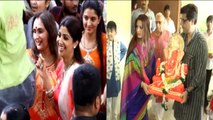 Bollywood Beauties Shilpa & Sonali Bid Goodbye To Lord Ganesha | Ganpati Visarjan 2016