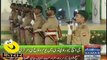 Funny Faces Of Khawaja Asif And Pervaiz Rasheed During 6th September 2016 Ceremony