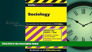 Popular Book CliffsQuickReview Sociology (Cliffs Quick Review (Paperback))