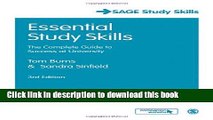 Read Essential Study Skills: The Complete Guide to Success at University (SAGE Study Skills