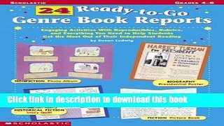 Read 24 Ready-to-go Genre Book Reports: Engaging Activites with Reproducibles, Rubrics, and