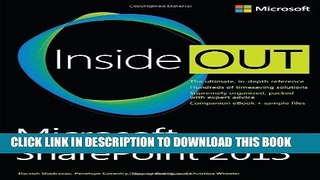 [PDF] Microsoft SharePoint 2013 Inside Out Full Online