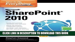 [PDF] How to Do Everything Microsoft SharePoint 2010 Popular Collection