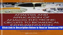 [Get] Analysis and Application of Analog Electronic Circuits to Biomedical Instrumentation, Second