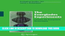 [PDF] The Everglades Experiments: Lessons for Ecosystem Restoration (Ecological Studies) Popular