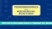 [Reads] Thermodynamics of Biochemical Reactions Free Books