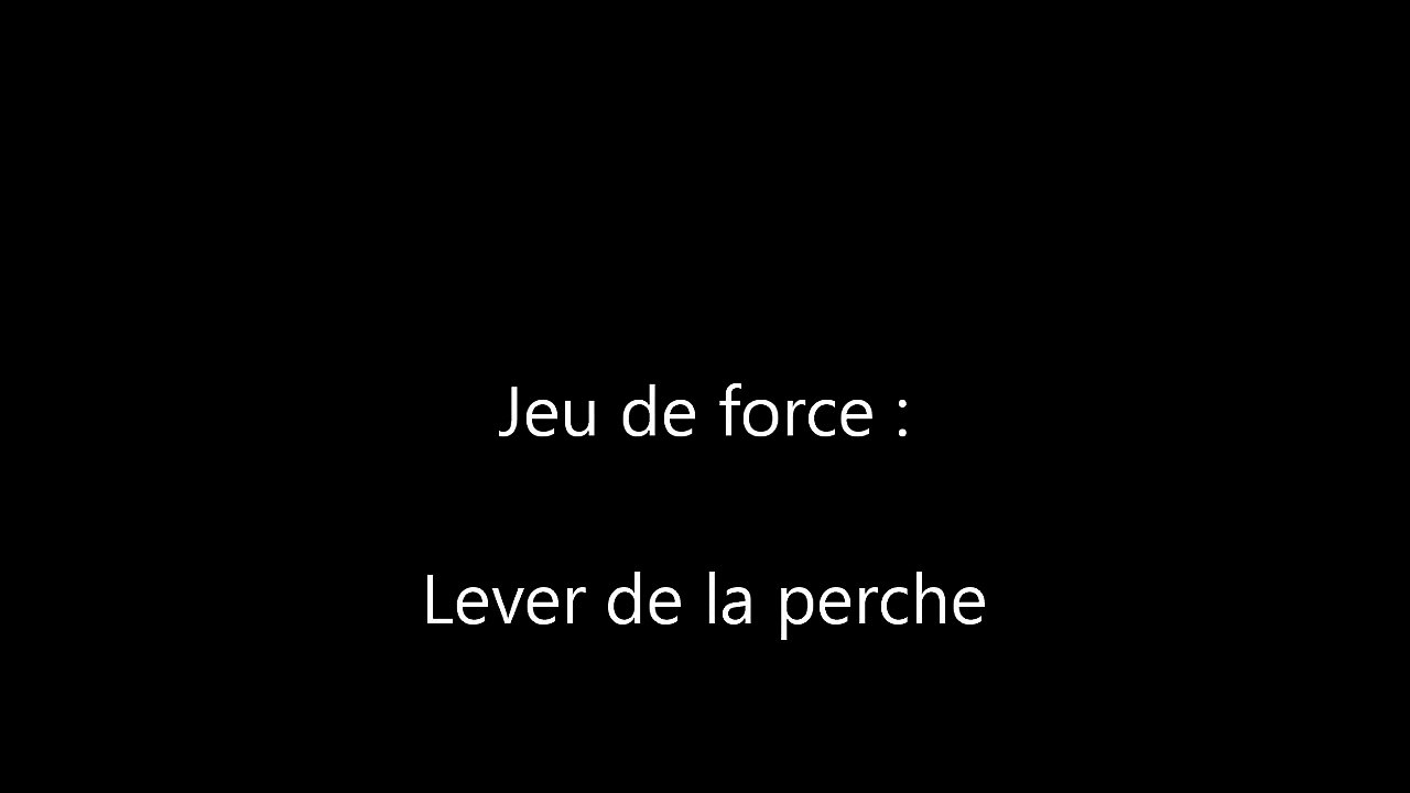 Lever de la perche