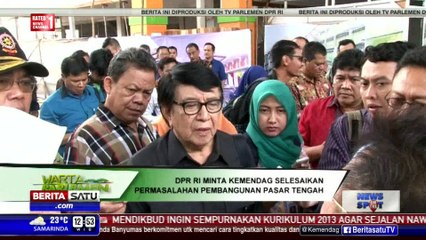 DPR Minta Program Revitalisasi Pasar Tengah Pontianak Diselesaikan