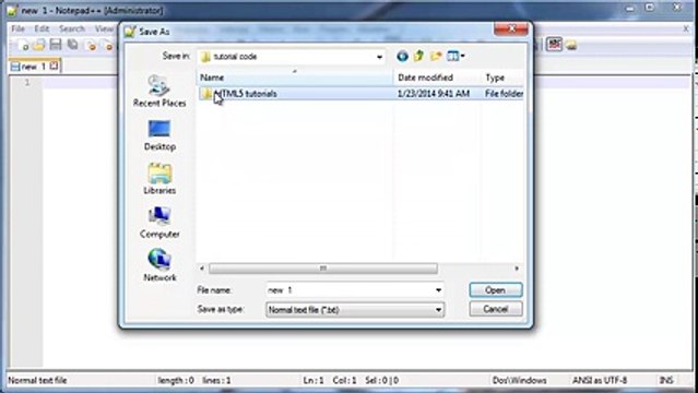 HTML5 and CSS3 beginners tutorial 2 - creating our first web page
