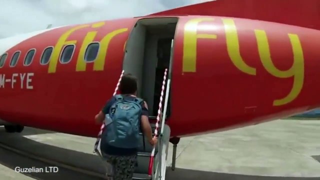 Un couple voyage tout seul dans l'avion et en profite !