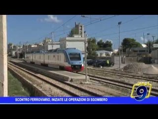 Scontro ferroviario, cominciate le operazioni di sgombero. I resti a Barletta