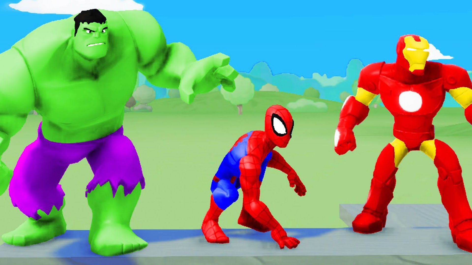 THE AVENGERS - The HULK, Spiderman & Iron Man saved Mickey Mouse! + McQueen  Cars Monster Truck ! - video Dailymotion