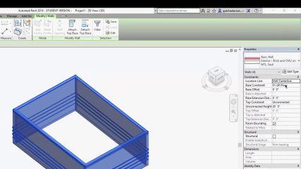 03 - How To Create Walls In Autodesk Revit In _ Hindi _ Urdu _