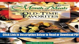 [Get] Month of Meals: Old-Time Favorites Free New