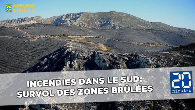 Incendies dans le sud: Reconnaissance des zones brûlées