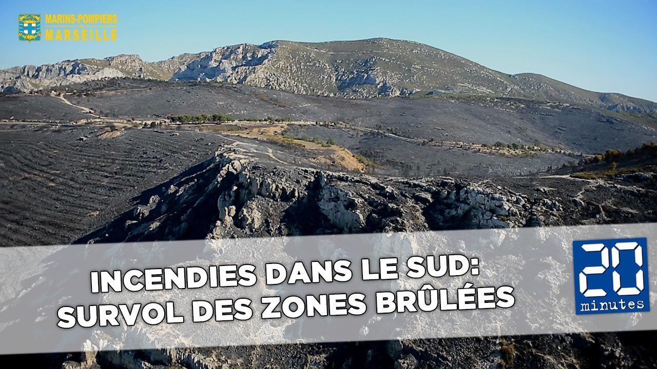 Incendies dans le sud: Reconnaissance des zones brûlées