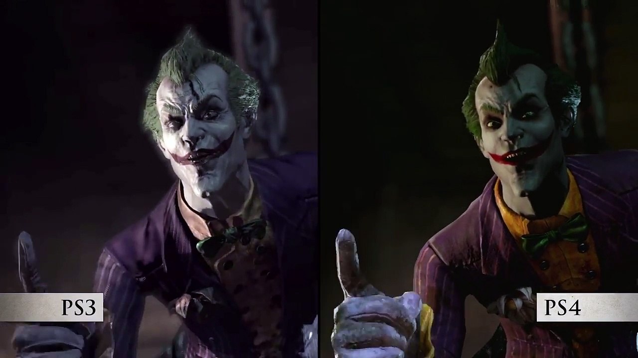 Batman Return to Arkham Remasterisé : Comparaison PS3-PS4