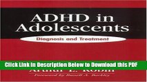 [Read] ADHD in Adolescents: Diagnosis and Treatment Free Books
