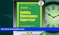 Enjoyed Read Building Maintenance Supervisor(Passbooks) (Career Examination Series)