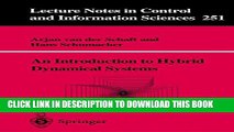 New Book An Introduction to Hybrid Dynamical Systems (Lecture Notes in Control and Information
