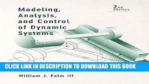 Collection Book Modeling, Analysis, and Control of Dynamic Systems