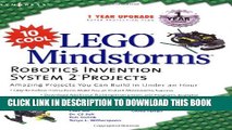 Collection Book 10 Cool LEGO Mindstorms Robotics Invention System 2 Projects: Amazing Projects You