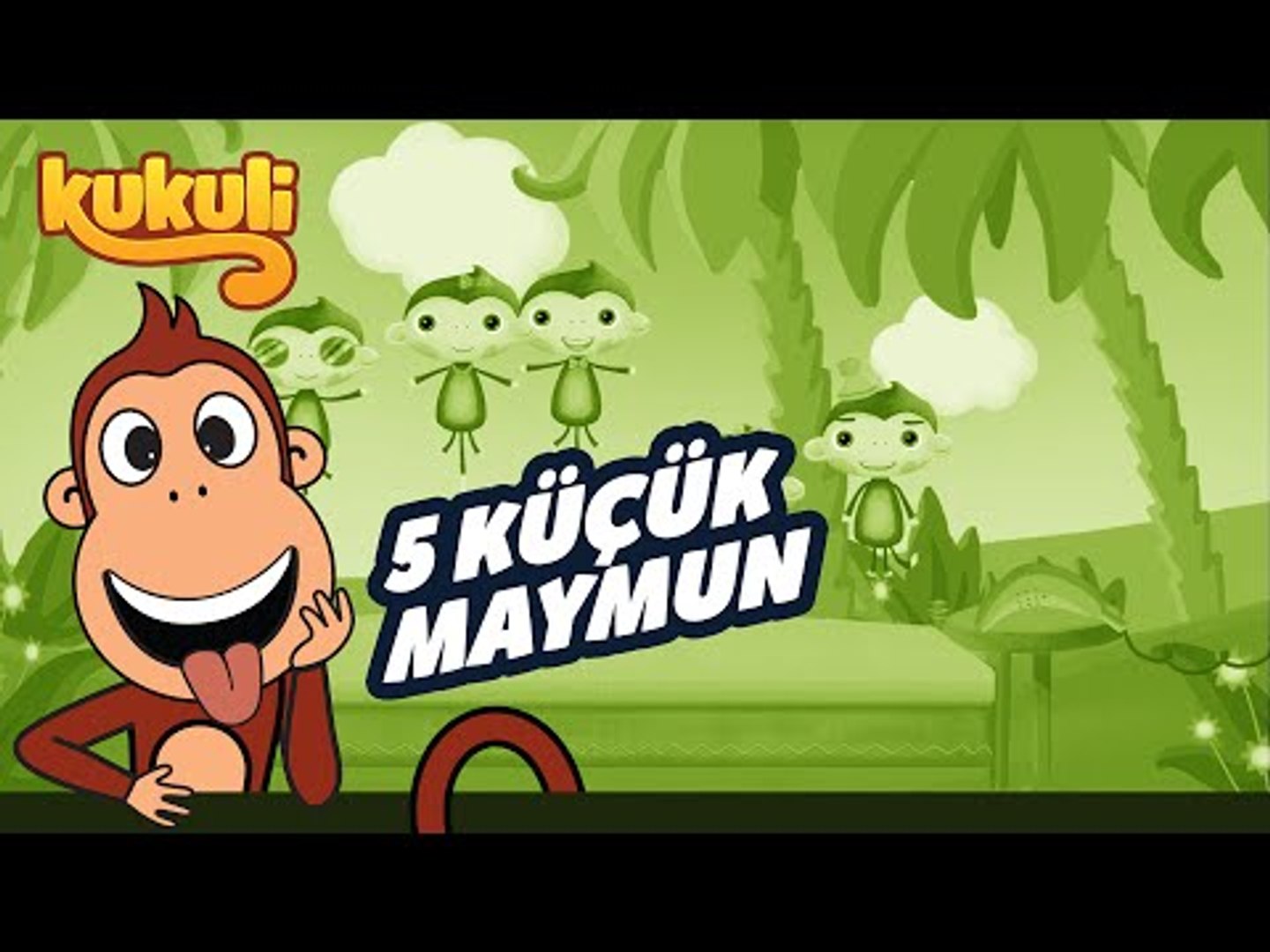 Çocuk Şarkıları - 5 Küçük Maymun - Dailymotion Video