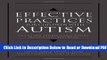 [Get] Effective Practices for Children with Autism: Educational and Behavior Support Interventions