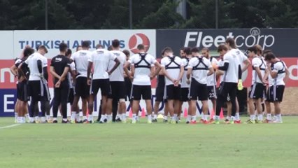 Beşiktaş'ta Kardemir Karabükspor Maçı Hazırlıklarını Yaptığı İdmanla Sürdürdü