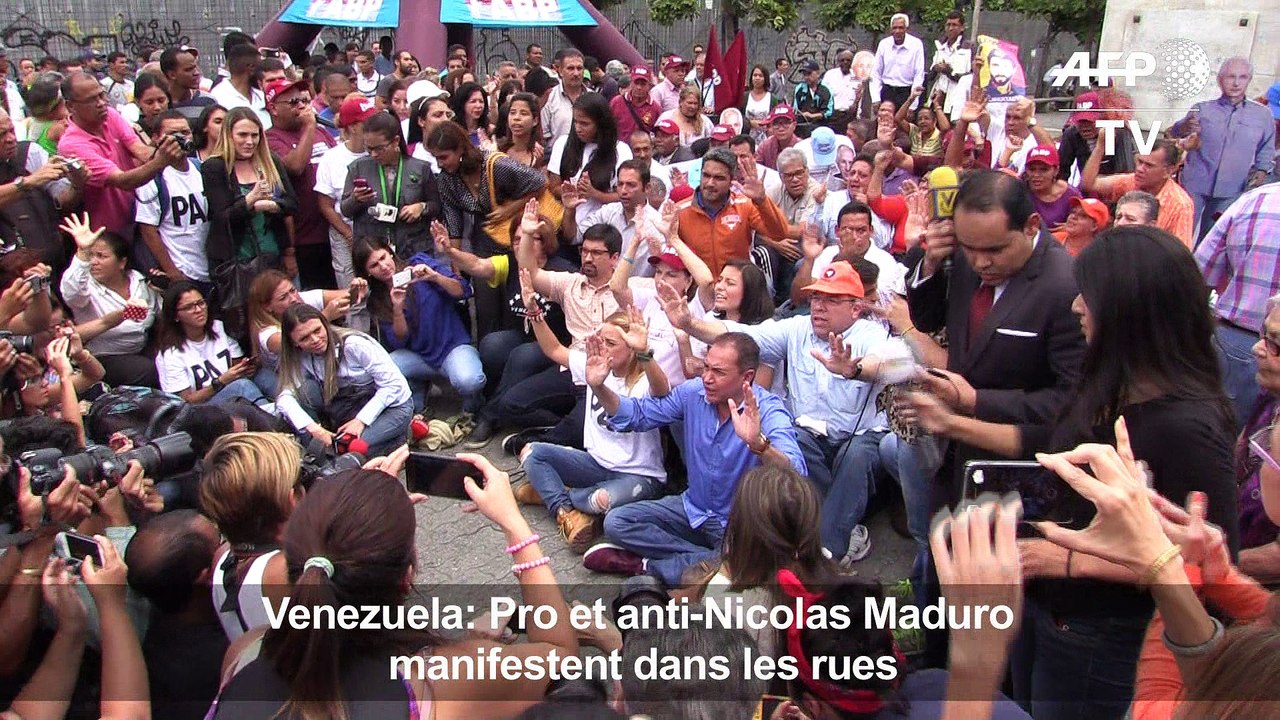 Venezuela: Pro et anti-Nicolas Maduro manifestent dans les rues