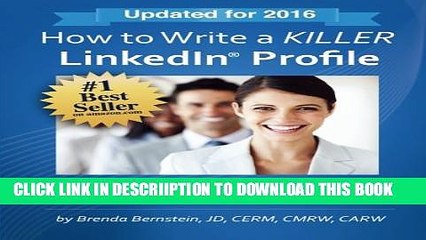 [PDF] How to Write a KILLER LinkedIn Profile... And 18 Mistakes to Avoid Popular Colection