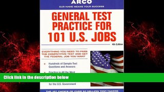 Online eBook Arco General Test Practice for 101 U.S. Jobs