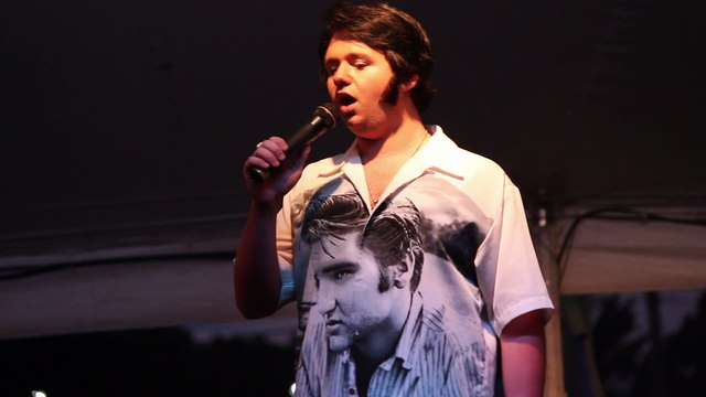 Nick Perkins sings 'Long Black Limousine' Elvis Week 2016