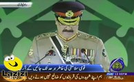 Strong Message of General Raheel to Corrupt Rulers of Pakistan