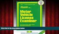 Online eBook Motor Vehicle License Examiner(Passbooks)
