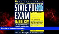 For you State Police Exam: California: Complete Preparation Guide (Learningexpress Law Enforcement