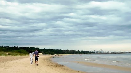 Пасмурный вечер в конце августа. Лиепая.