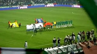 Himnos nacionales en el Bulgaria-Italia (11/10/2008)