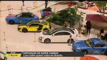 Exposição reúne carros de luxo superesportivos em Brasília