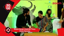 Riteish Deshmukh & Nargis Fakhri Celebrate Times Green Ganesha -Bollywood News-#TMT