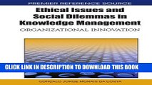 [PDF] Ethical Issues and Social Dilemmas in Knowledge Management: Organizational Innovation
